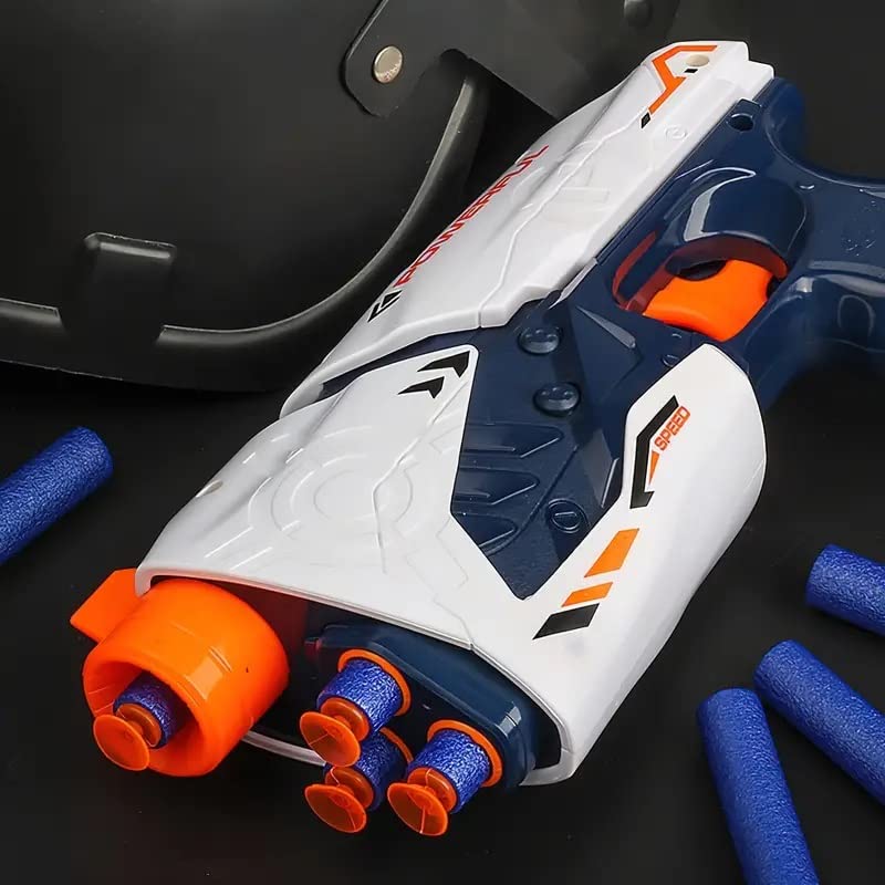 Storio Blaze Storm Powerful Space Gun with Soft Foam Bullets,Target Shooting Role Play Toy Gun Game for Kids Boys