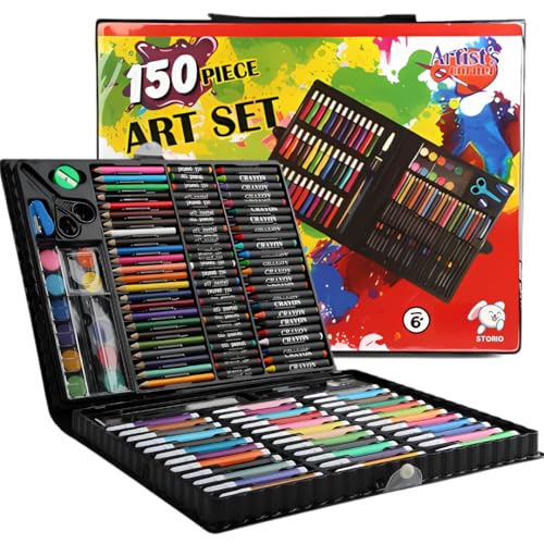 Storio Kids Art Drawing Crayon Color Set for Kids Case Art and Craft Supplies Drawing and Painting Set Great Gift