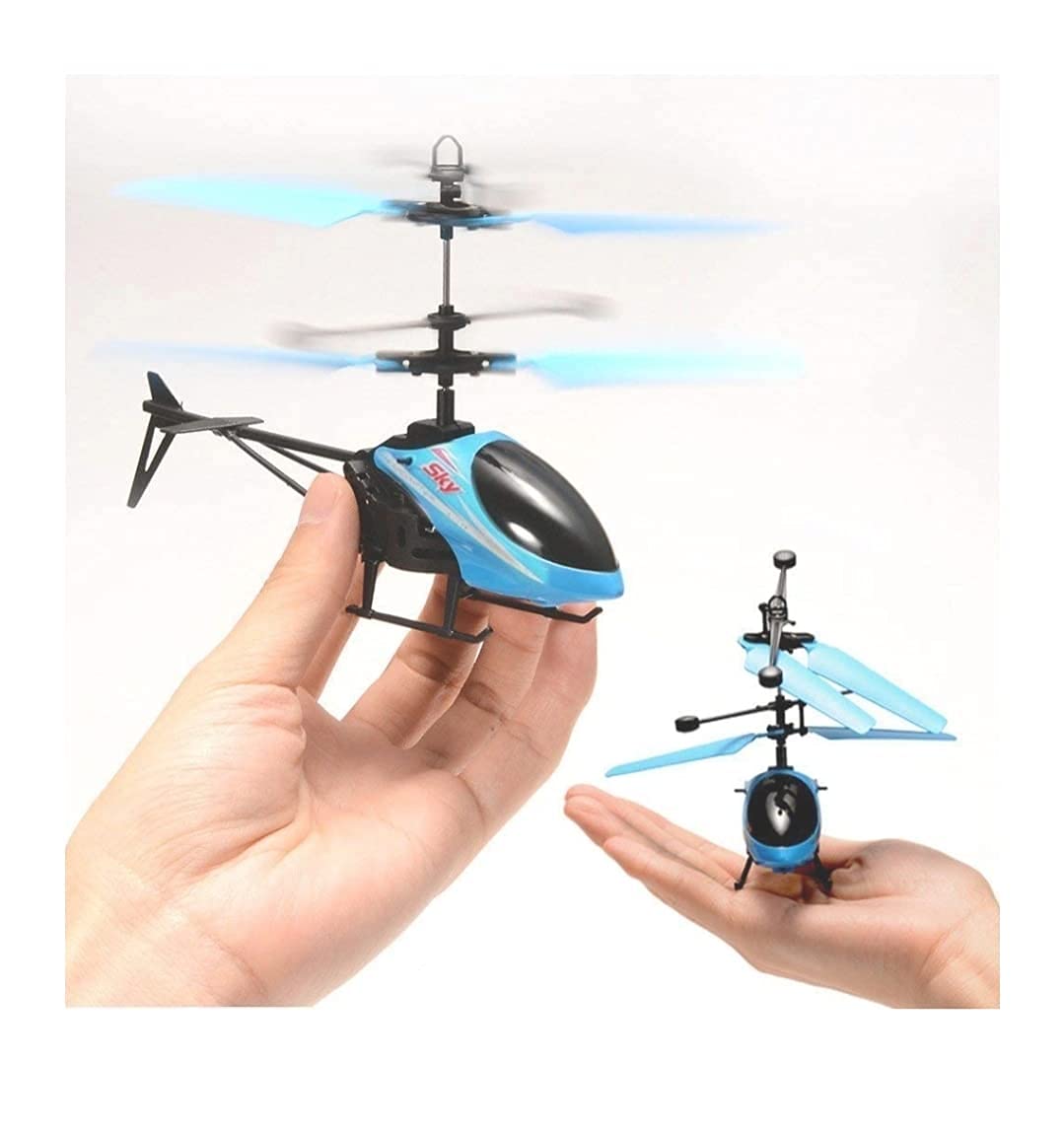 Storio Flying Remote Control RC Induction Type 2-in-1 Indoor Outdoor Helicopter Toys for Kids Boys and Girls