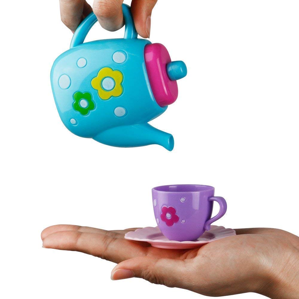 ToysBuddy Kitchen Utensils Tea Party Pretend Food Playset for Kids
