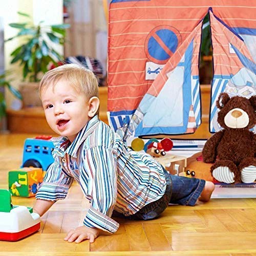 Storio Toys Light Weight Waterproof Kids Play Tent House for Baby Kids Girls Boys (Police Station)
