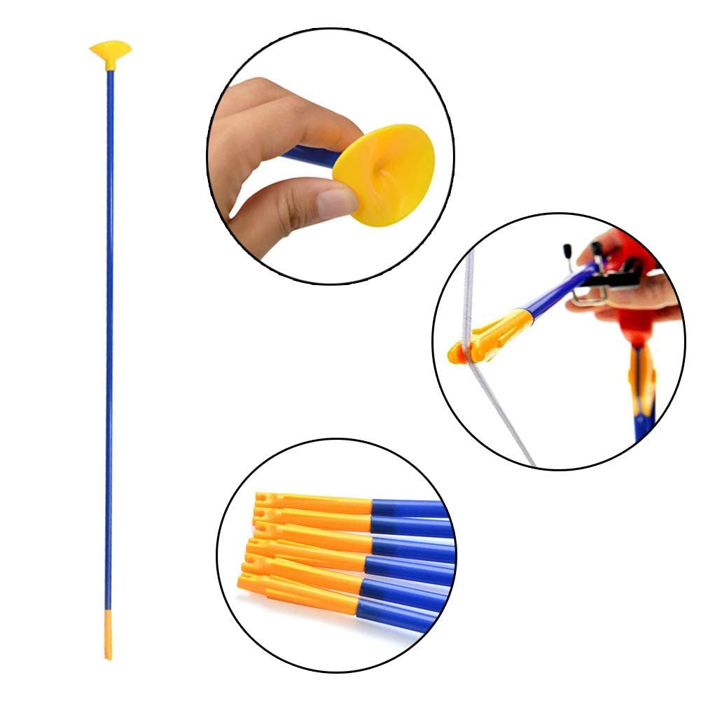 Storio Toys Archery Bow and Arrow Toy Set with Target Board for Kids - 3 Teer 1 Dhanush Kaman for 3 + Year Old Boys, Multicolor