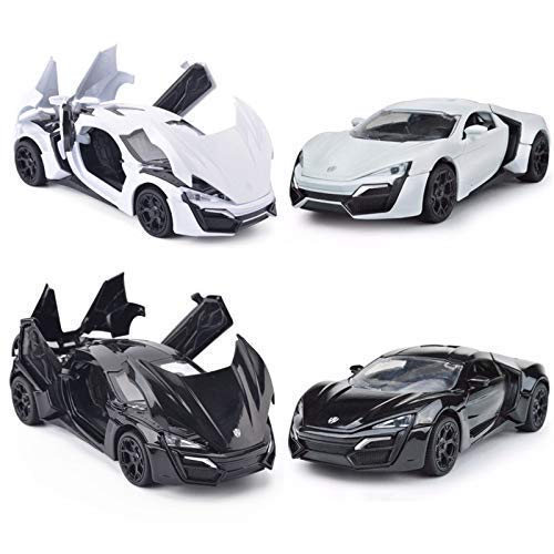 Storio Cars 1:32 Diecast Metal Pullback Toy car for Kids Best Gifts Toys for Kids Boys - Lykan Hypersport