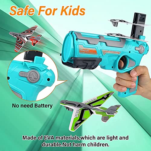 Storio Toys Airplane Launcher Gun,Safe and Fun Shooting Guns for Kids,