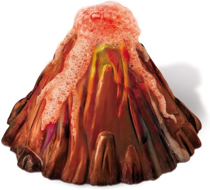 Storio Volcano Eruption DIY Science Kit for Kids | Make Your Own Volcano with Mold, Gypsum & Paint | Fun Learning Activity for Boys & Girls Age 5+ | STEM Educational Experiment Kit