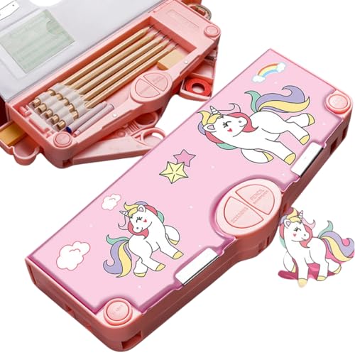 Storio Unicorn Theme Pencil Box for Kids, Unicorn Pencil Box for Boys, Kids Pencil Box for Boys & Girls, Pencil Box for Boys, UnicornTheme Return Gifts for Kids