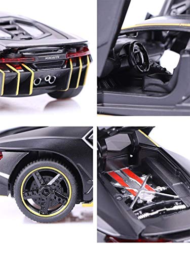 Storio Cars 1:32 Diecast Metal Pullback Toy car for Kids Best Gifts Toys for Kids Boys - Black