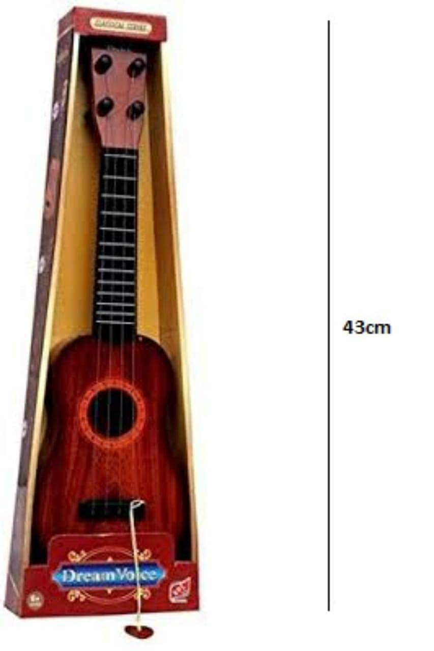 Storio 4-String Small Acoustic Learning Guitar Toy for Kids, Musical Instrument Educational Guitar Toy for Beginners Kids Child (Small Size)