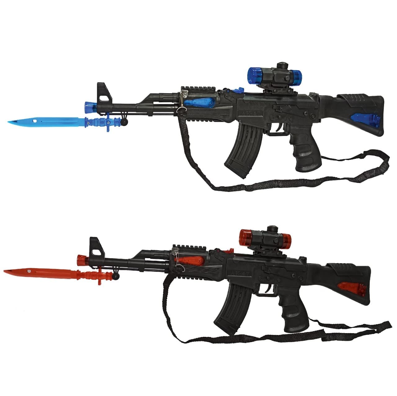 Storio Toys Laser Toy Gun with Flash Light, Amazing Sniper Musical Sound Effects with Vibration, Realistic Gun Game for Kids & Boys