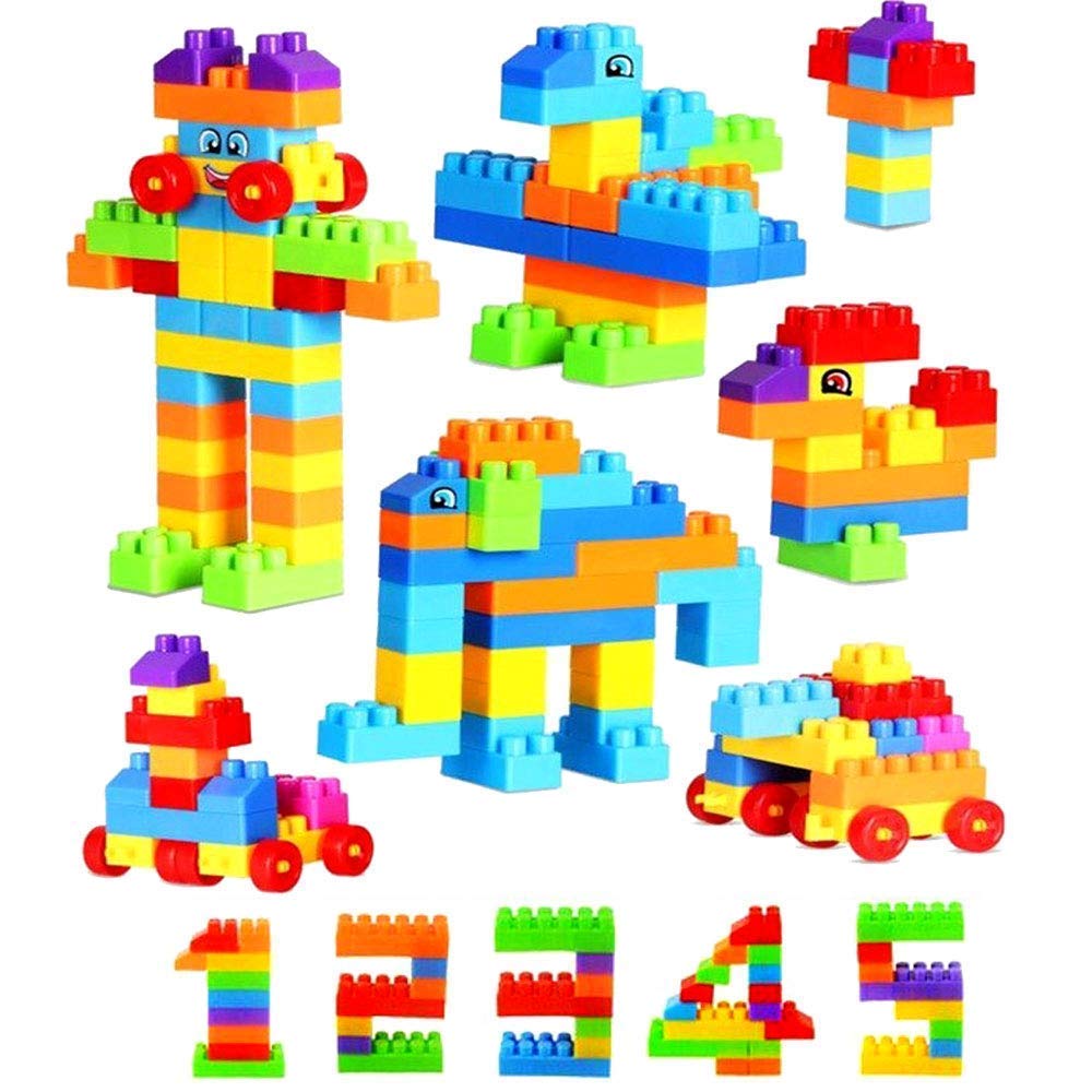 Storio DIY Puzzle Building Blocks Game Toys for Kids Educational Blocks Learning Puzzle Learning Toy for Kids (160+ Pcs)
