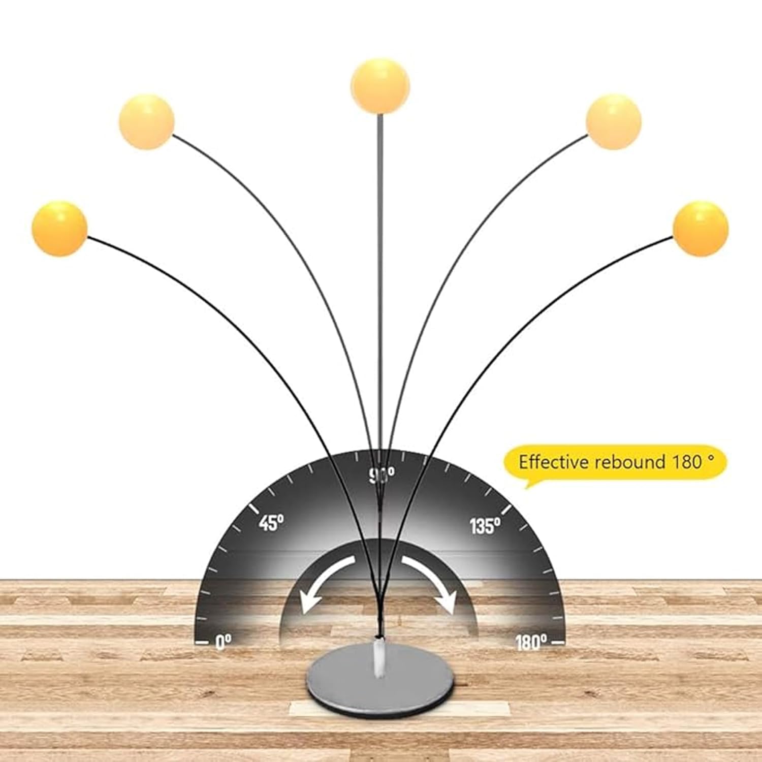 Storio Toys Indoor Outdoor Table Tennis Trainer for Adults Teenagers Kids Toy Sports Toys for 3 4 5 6 8 Years Old, Multicolour
