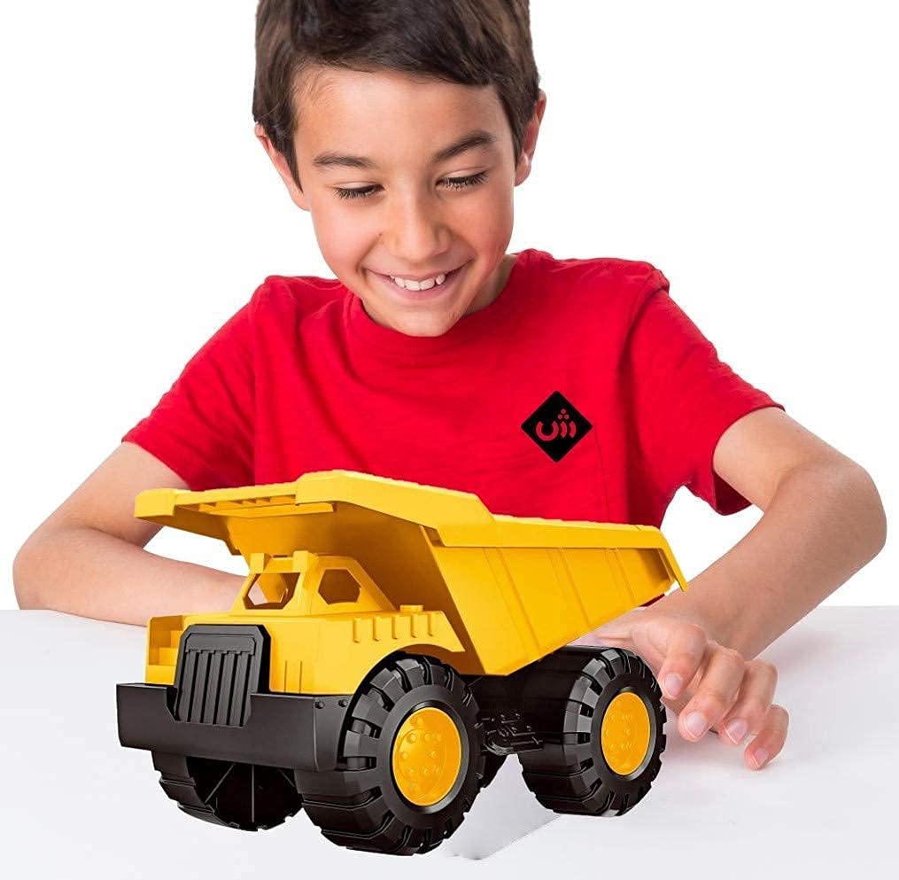 Storio Toys Push and Go Automobile Bulldozer Construction Engineering Excavator Vehicle Dumper Truck Toy for Kids Boys (Mini Dumper Truck)