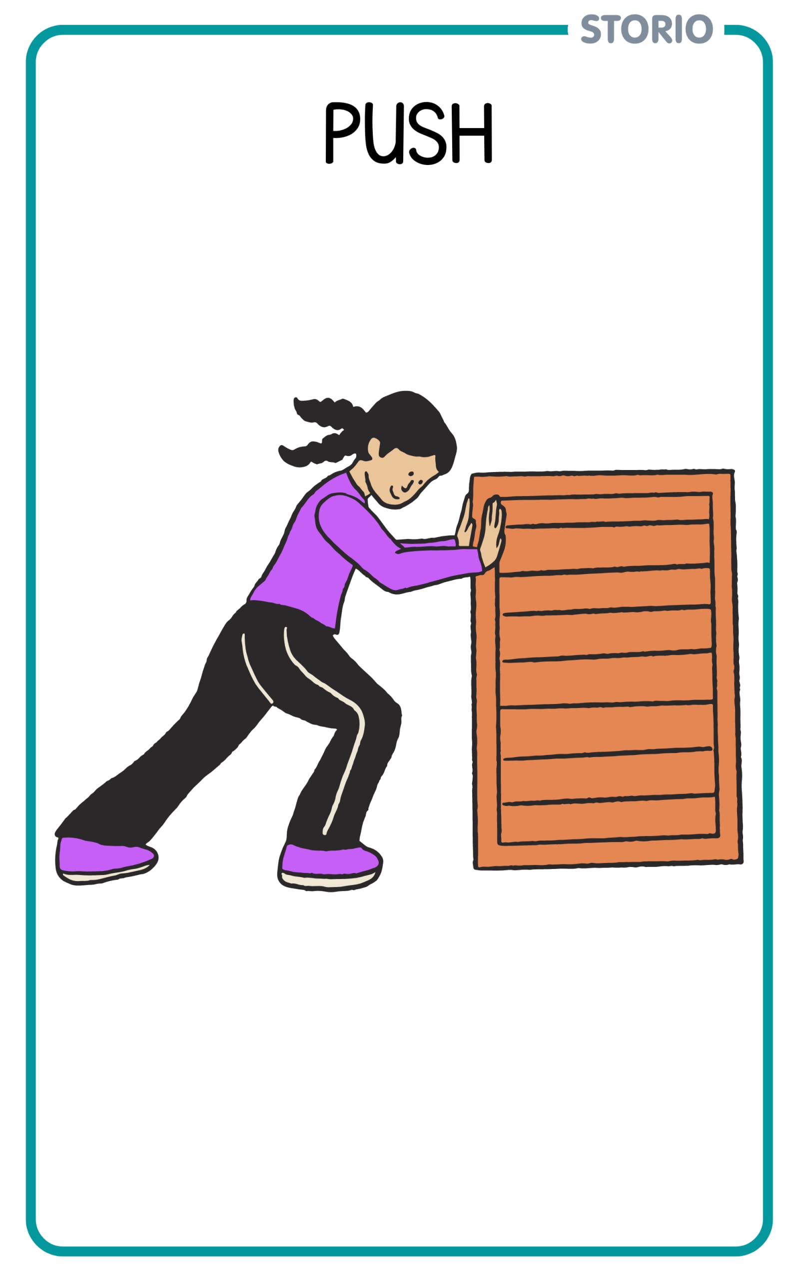 Storio Flash Cards for Kids Early Learning | Easy & Fun Way of Learning 1 Year to 6 Years Babies (Actions)