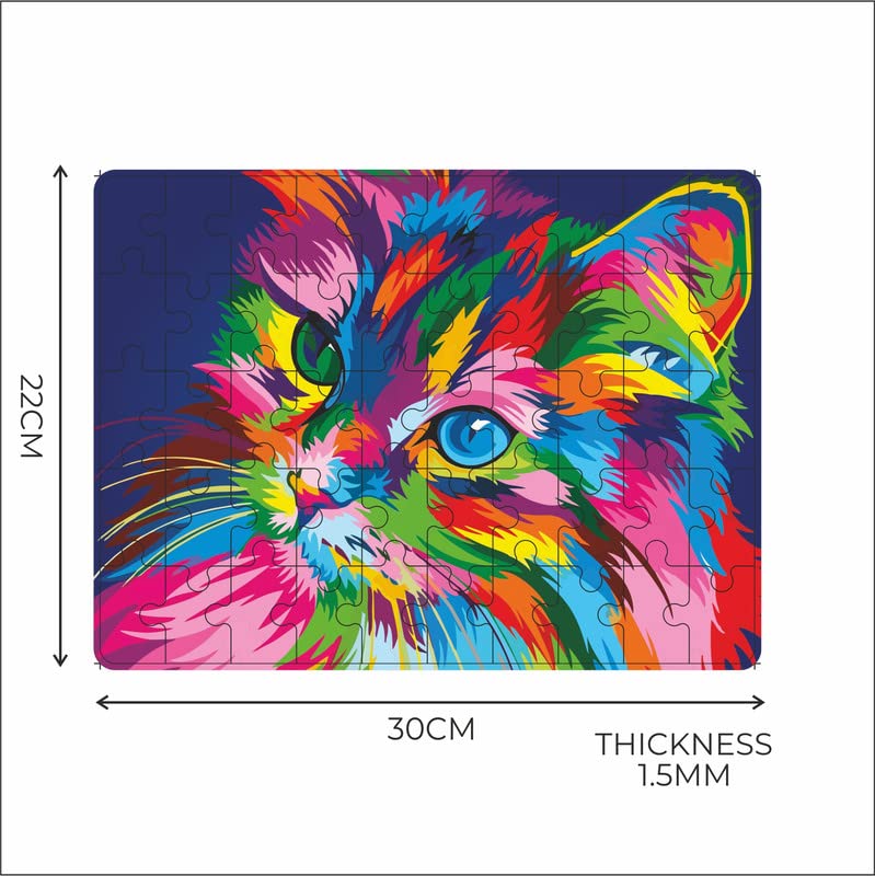 Storio Popart 3 in 1 Jigshaw Puzzle Cities, Animal, Abstract Toy for Kids - Learning & Educational Toys Puzzles for Kids Ages