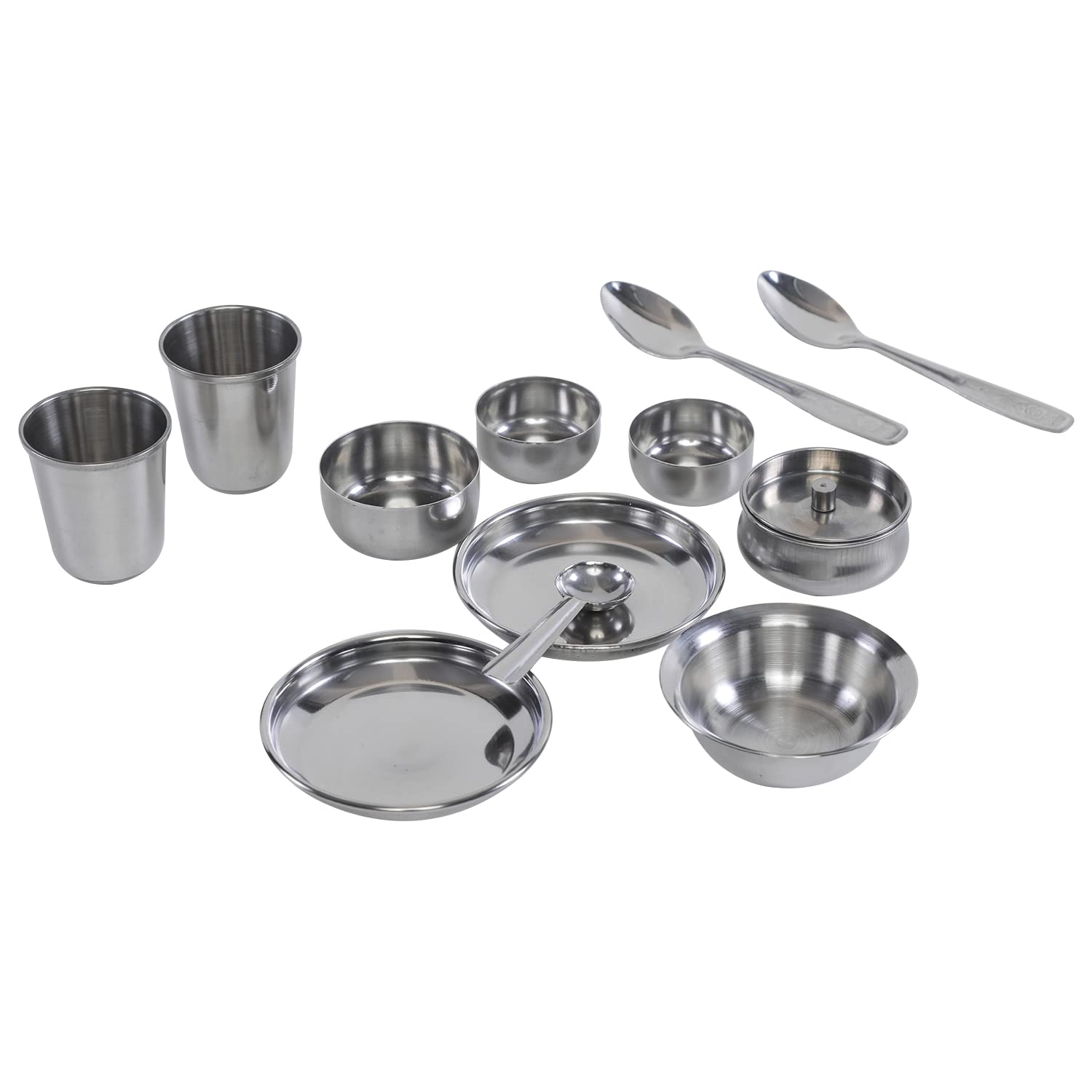 Storio Homemade Kitchen Set Cute Mini Toy Utensils Non Toxic Indian Set for Girls Age 3 Years Plus no Sharp Edges 12 pcs