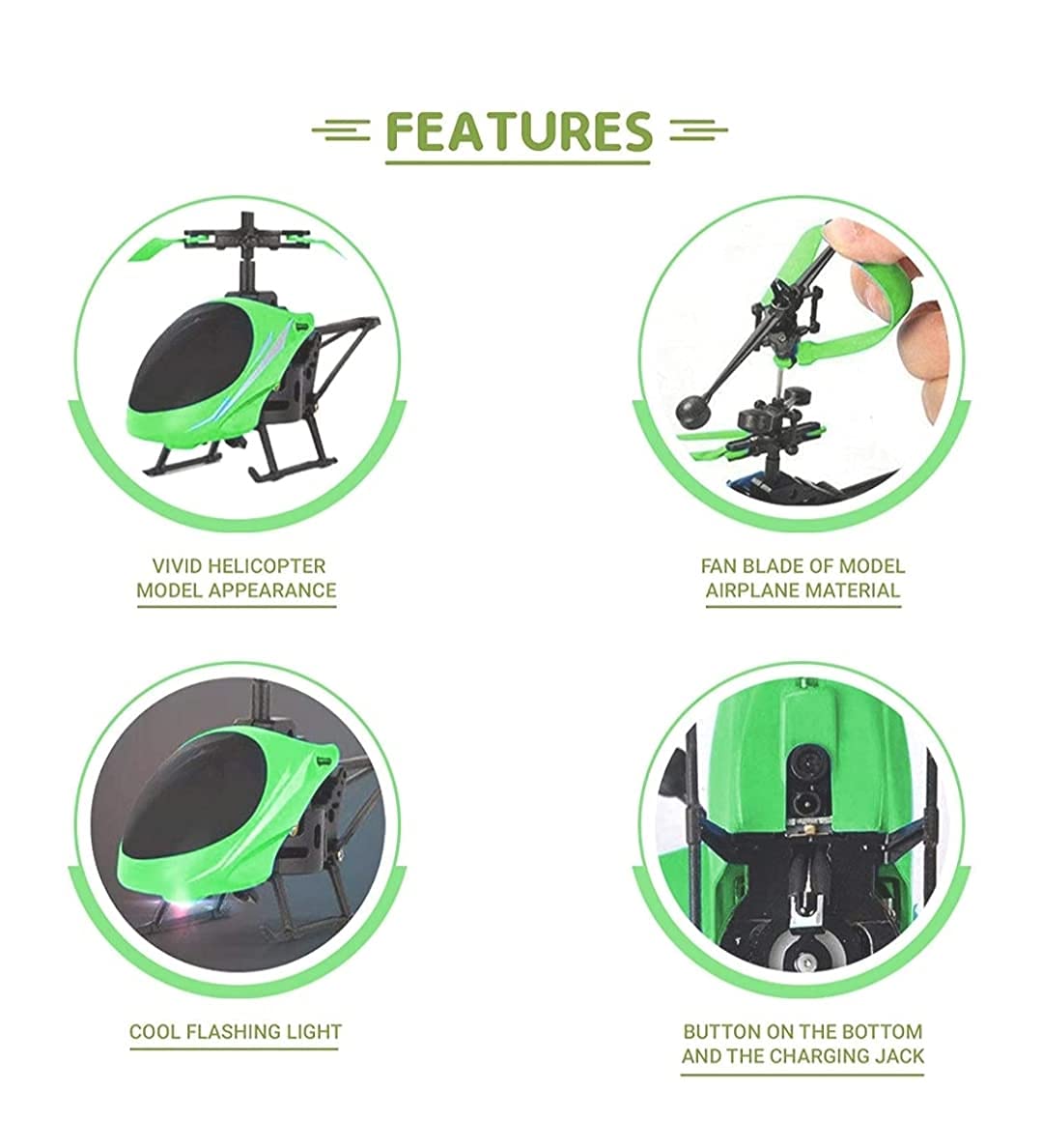 Storio Flying Remote Control RC Induction Type 2-in-1 Indoor Outdoor Helicopter Toys for Kids Boys and Girls
