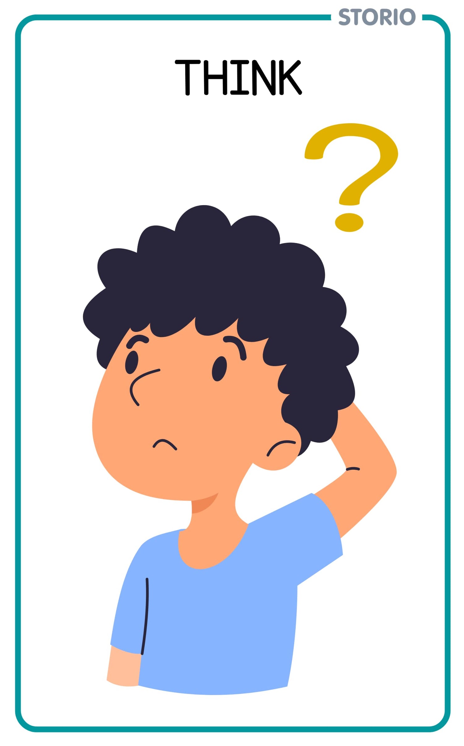 Storio Flash Cards for Kids Early Learning | Easy & Fun Way of Learning 1 Year to 6 Years Babies (Actions)