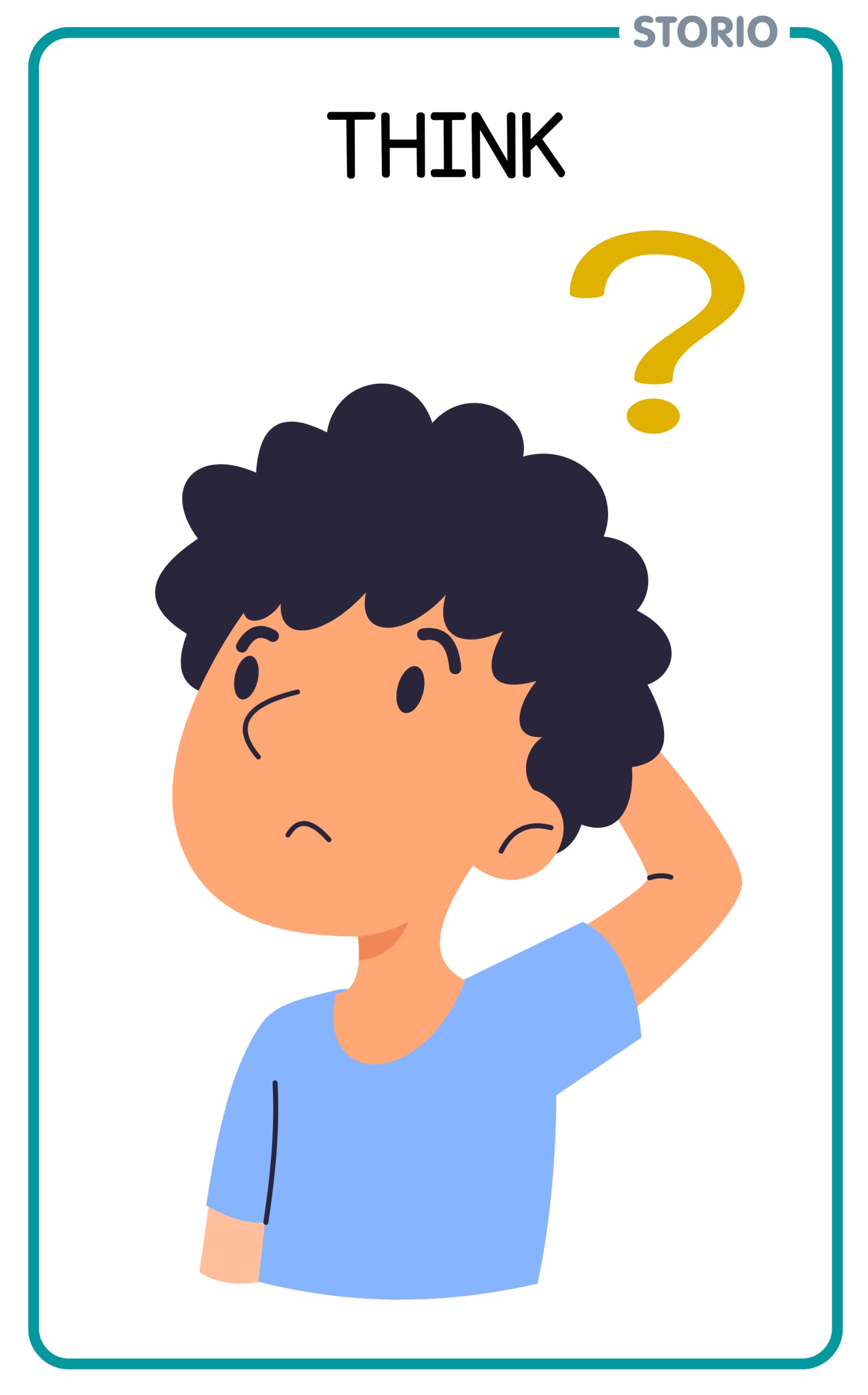 Storio Flash Cards for Kids Early Learning | Easy & Fun Way of Learning 1 Year to 6 Years Babies (Actions)