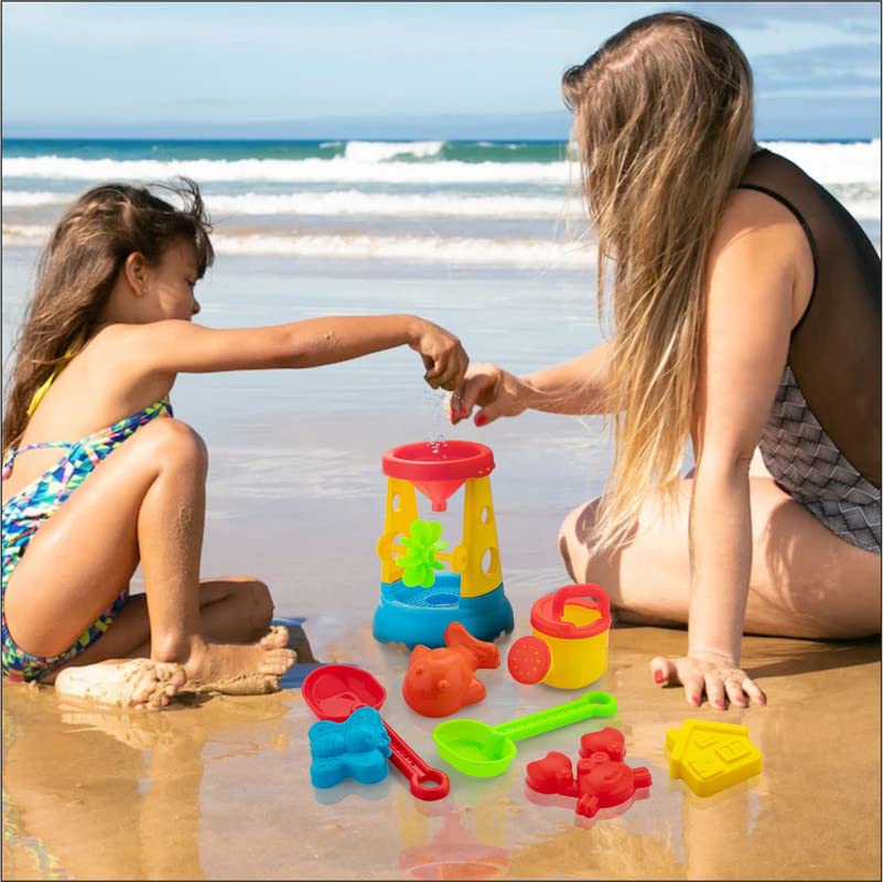 Storio Beach Play Set for Kids Sand Molds Toys for Toddlers Gardening Playset Outdoor Tool Kit Made in India (Selfie Beach Set)
