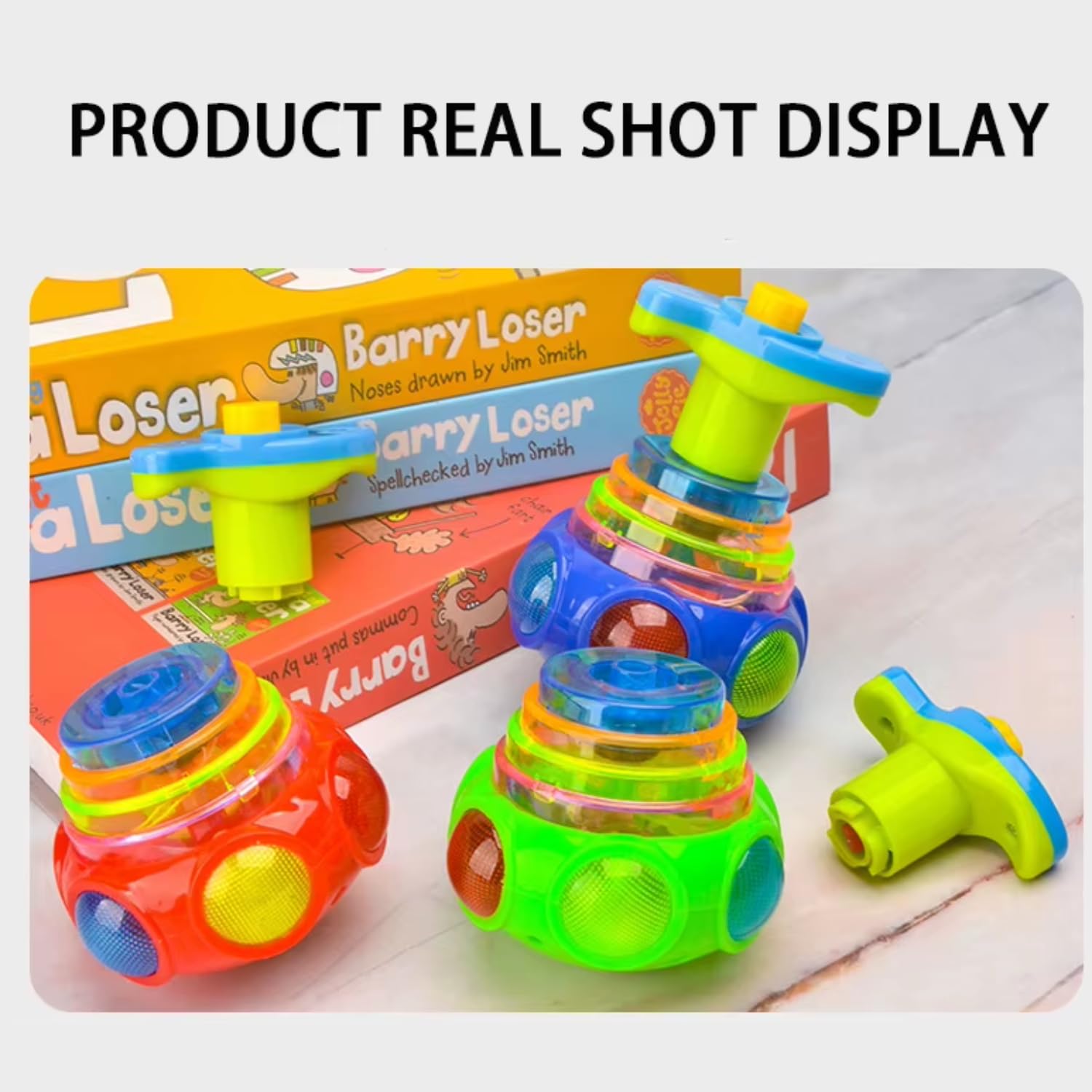 Storio Toys Spinning Gyro Magic Lattoo with Music and Lights | Spinning Top Toy for Kids Boy | Colourful Spinner Fidget Sound Tops Best Birthday Gift for Baby