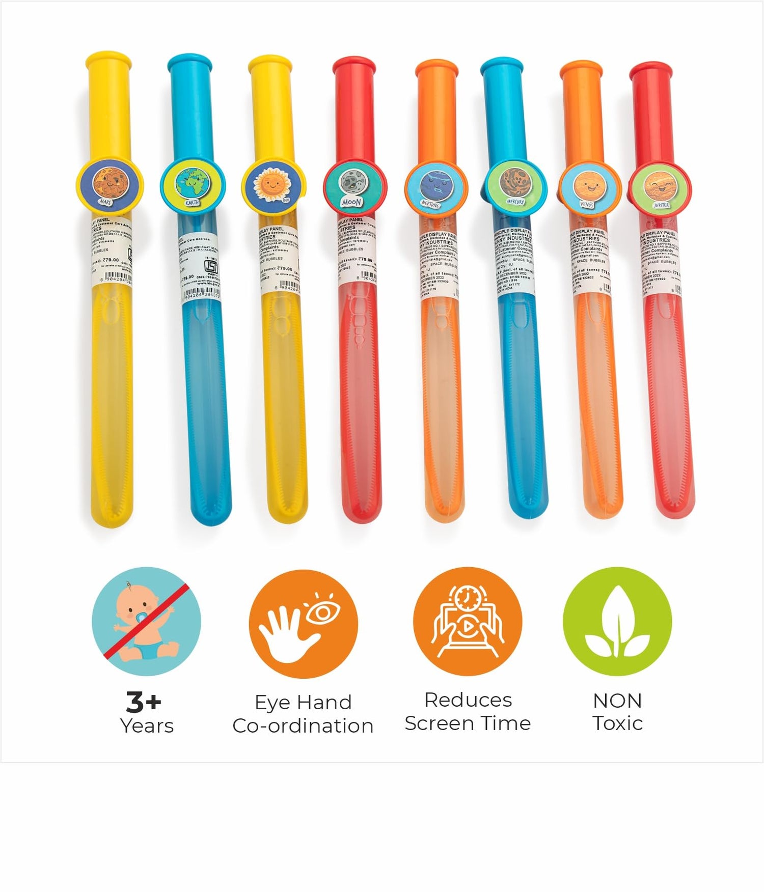 Storio Bubble Blaster Toy for Kids Bubble Blaster Stick for Kids Bubble Toy, Bubble Maker for Kids Indoor & Outdoor Toys for Boys and Girls, Birthday Return Gifts for Kids (Pack of 1