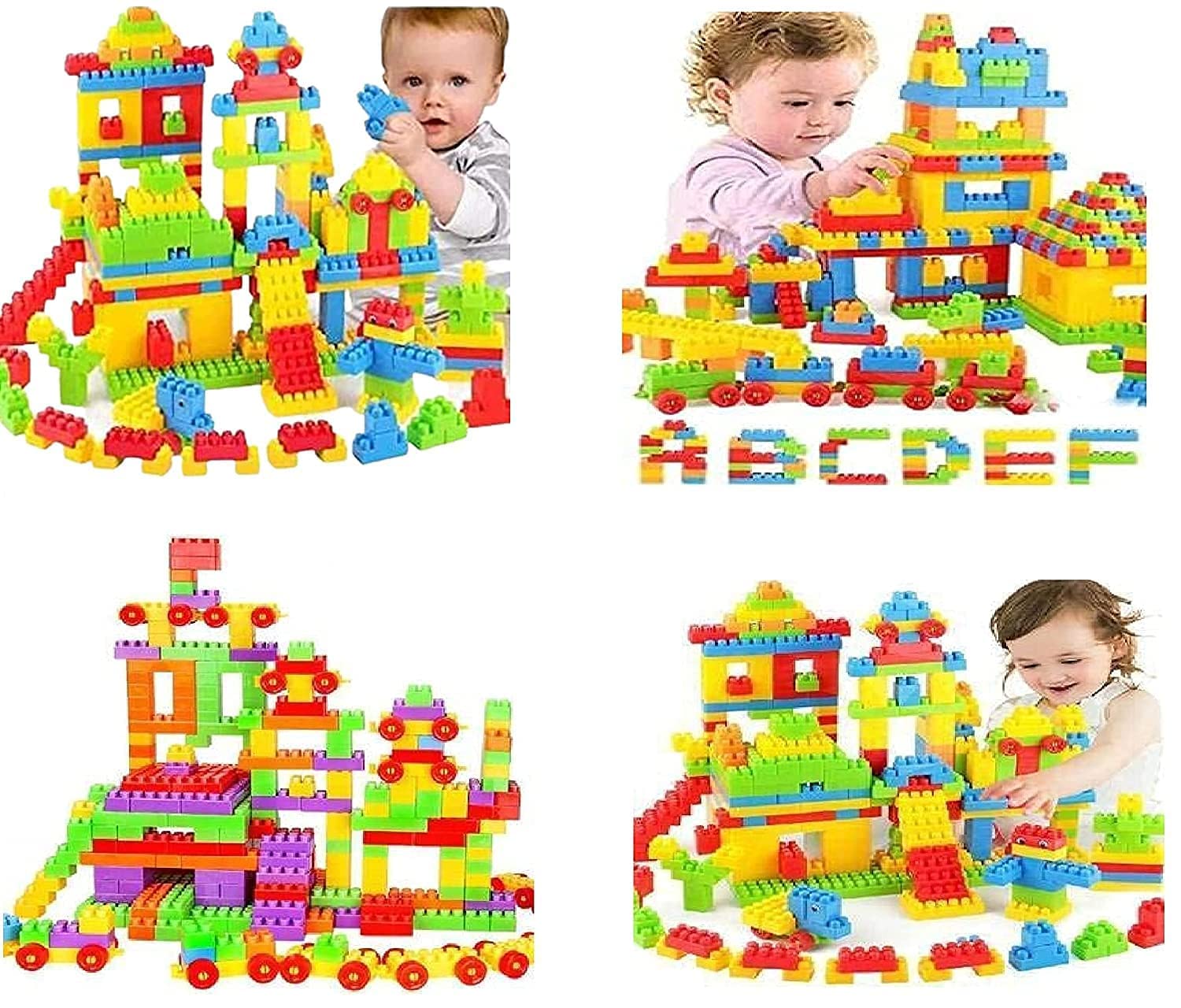 Storio DIY Puzzle Building Blocks Game Toys for Kids Educational Blocks Learning Puzzle Learning Toy for Kids (140+ Pcs)