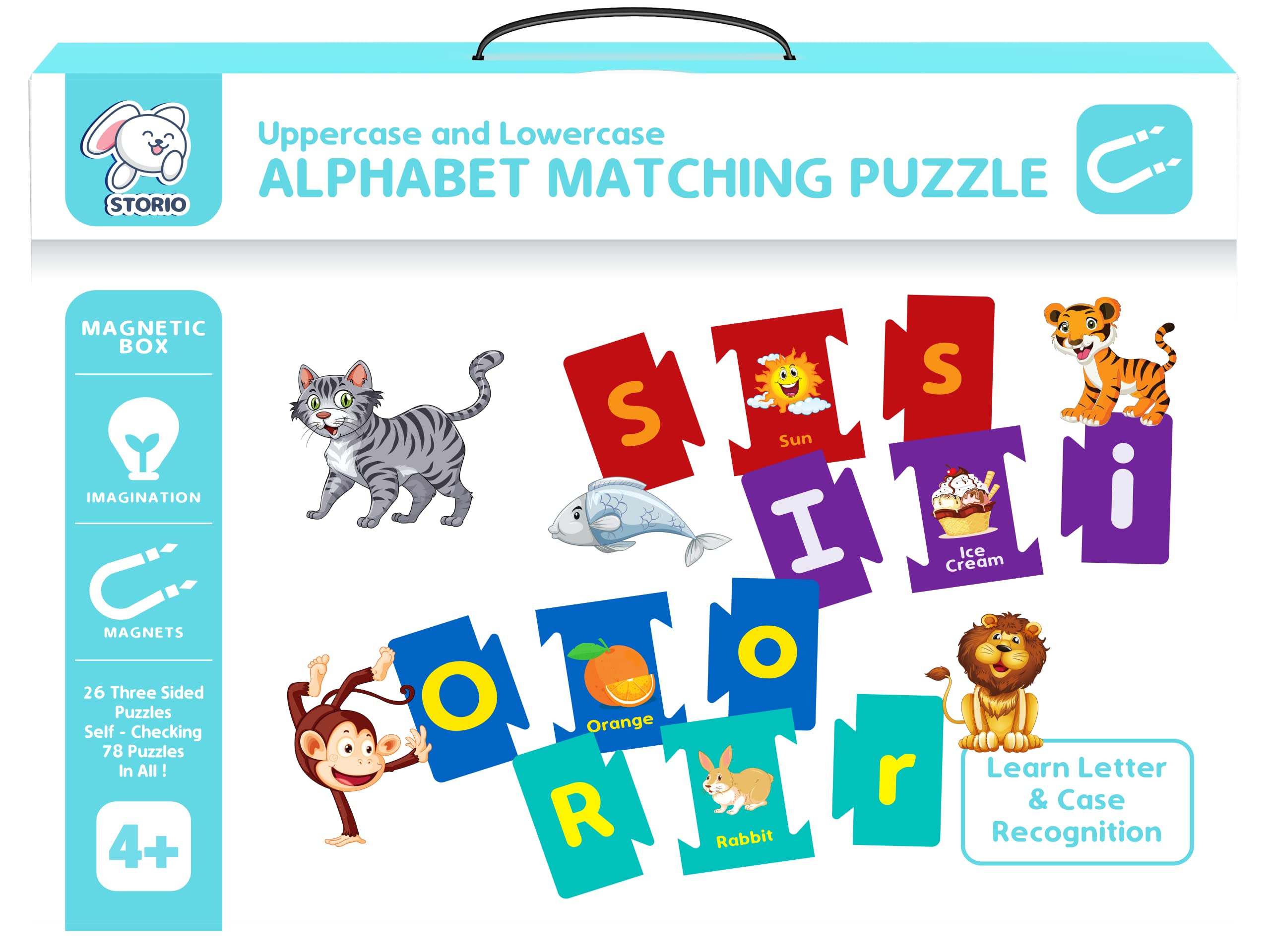 Storio Magnetic Alphabet Matching Puzzle