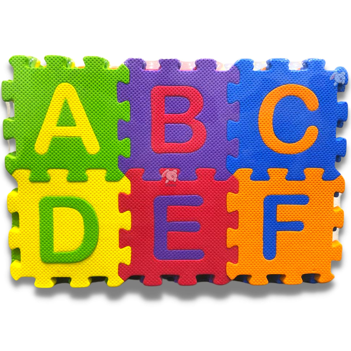 Abcd Pattern Block Storio 36 Pieces Mini ABCD Alphabet Blocks Puzzle Foam Mat for Kids, I